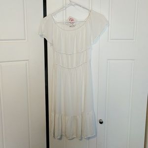 White Off-the-shoulder Dress